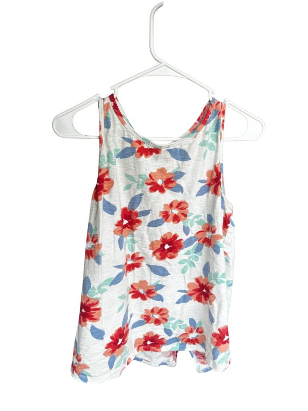 St.โ Johnโs Bay Womenโs Medium Floral Watercolor Tank Top Sleeveless Multicolor